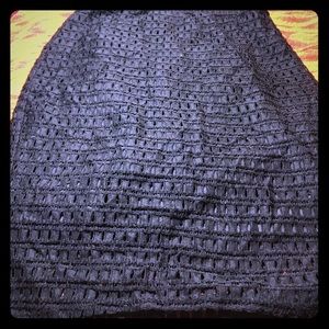 Black knee length skirt LB Size 20